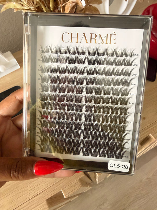 Charmé Obsession | Fluffy Wispy Lash Clusters | Reusable DIY Lash Kit
